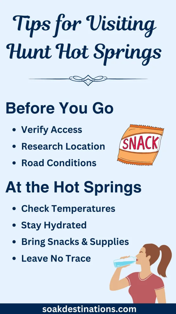 Tips for Visiting Hunt Hot Springs