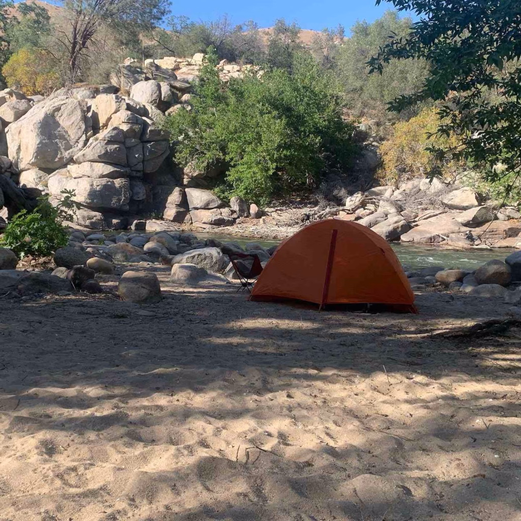 Camping at Crab Cooker Hot Springs
