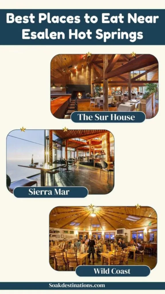 Best Places to Eat Near Esalen Hot Springs