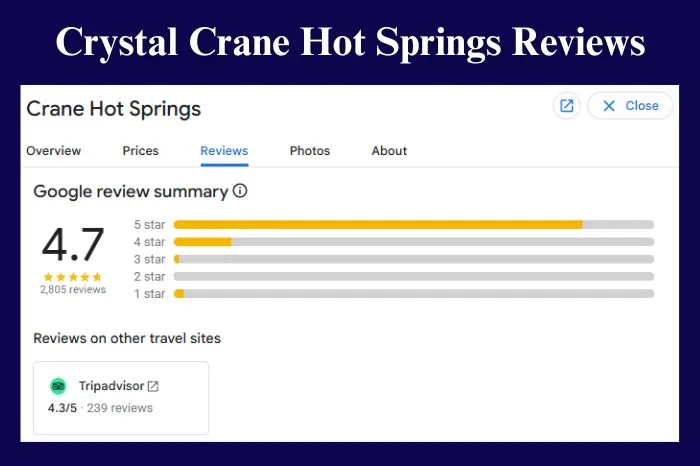 Crystal Crane Hot Springs Reviews