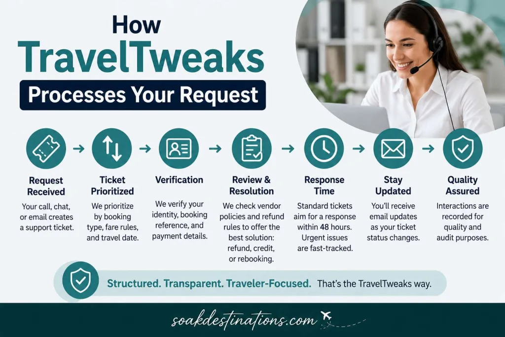 How TravelTweaks Processes Your Request