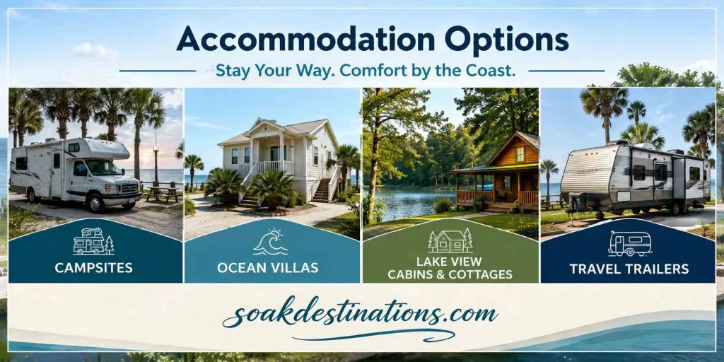 Accommodation Options at Myrtle Beach Travel Park 1 - soakdestinations Accommodation Options at Myrtle Beach Travel Park