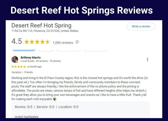 Desert Reef Hot Springs Reviews: Let Me Share My Experience