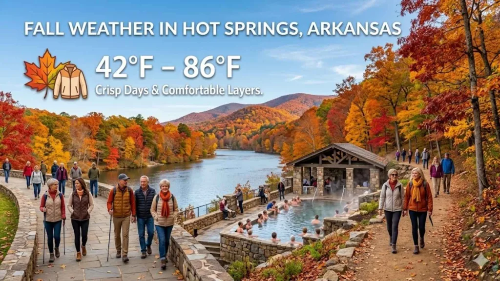 Hot Springs Arkansas Weather Best Time to Visit by Season 4 - soakdestinations Fall Weather in Hot Springs, Arkansas (September – November)
