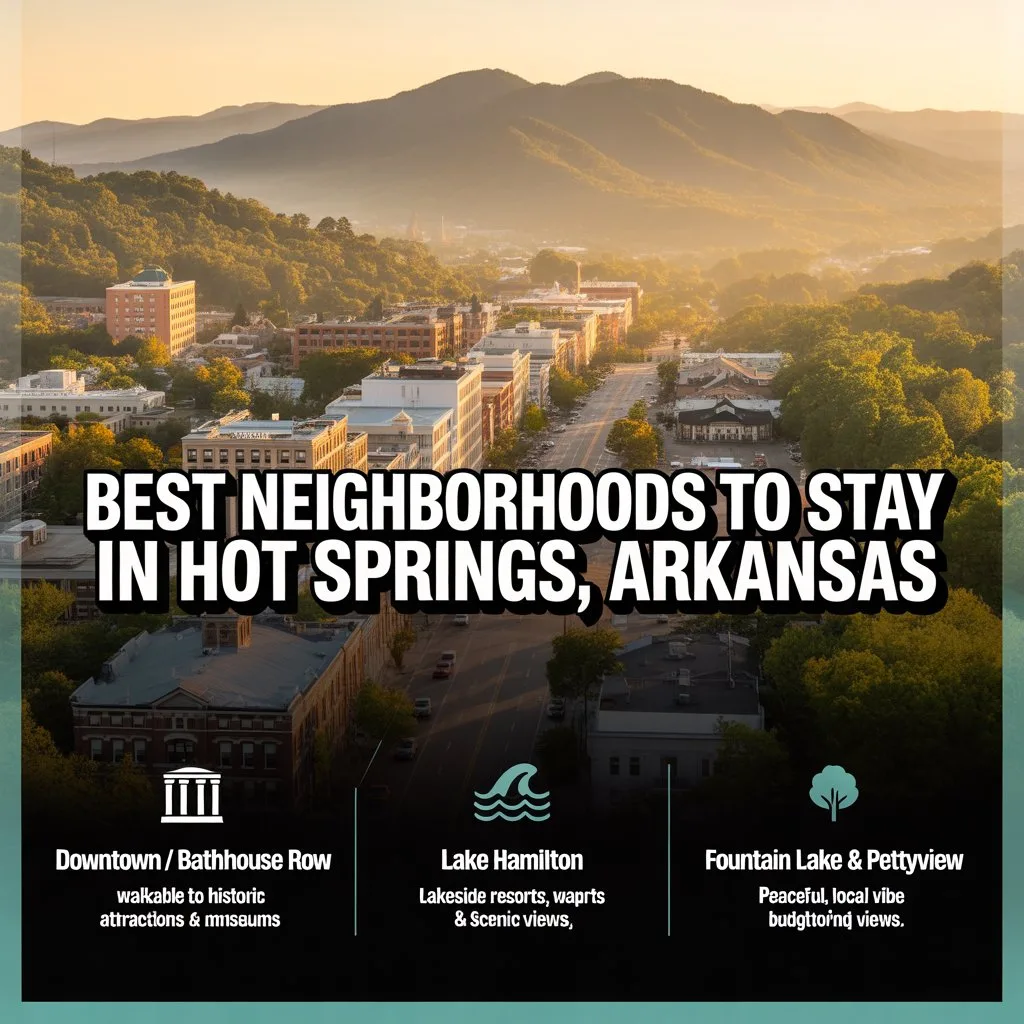 Best Neighborhoods to Stay in Hot Springs, Arkansas