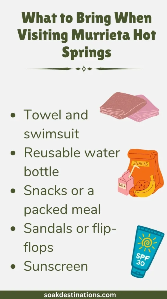 Murrieta Hot Springs 10 1 - soakdestinations What to Bring When Visiting Murrieta Hot Springs Resort