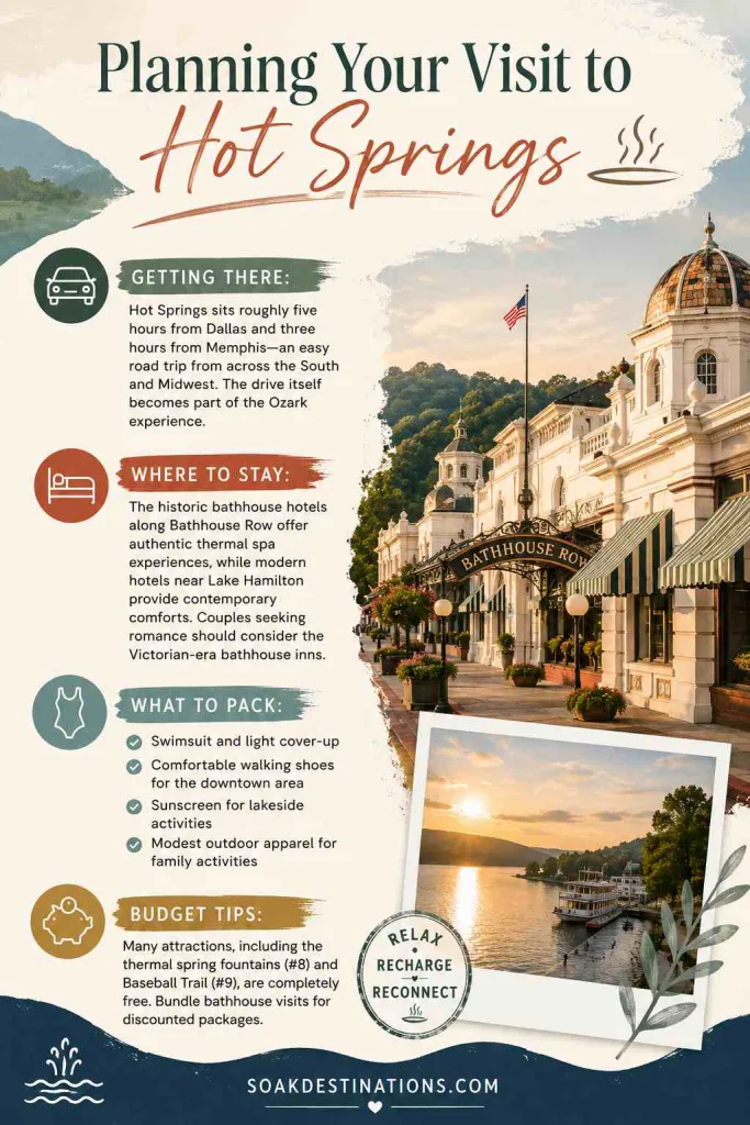 Planning Your Visit to Hot Springs