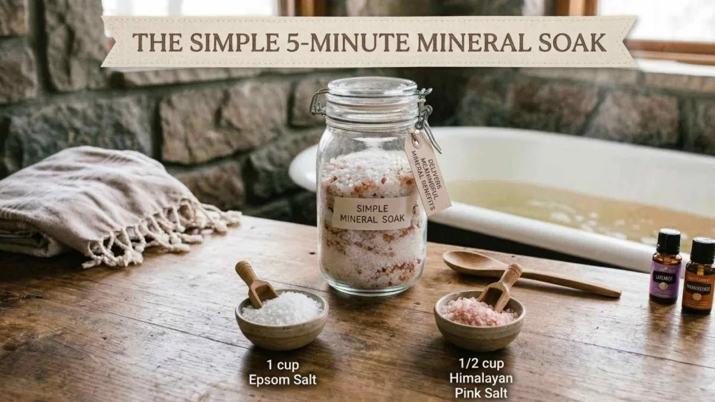 The Simple 5-Minute Mineral Soak