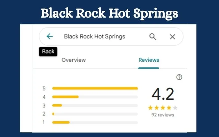 Black Rock Hot Springs Reviews: What Visitors Are Saying