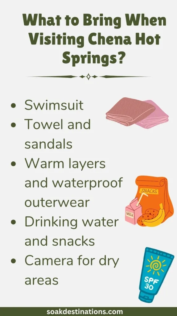 Chena Hot Springs 10 - soakdestinations What to Bring When Visiting Chena Hot Springs?