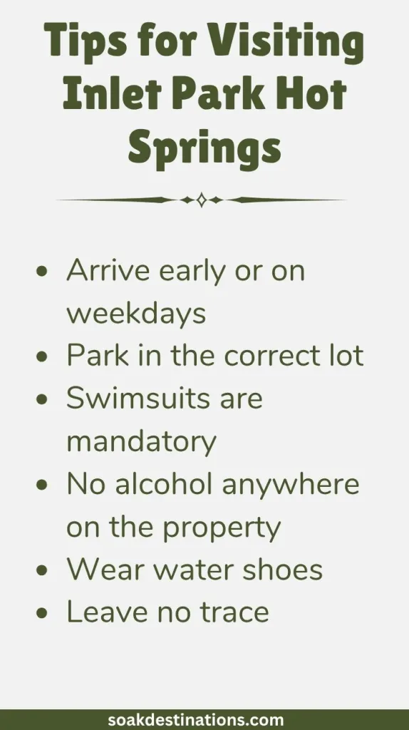 Inlet Park Hot Springs 8 - soakdestinations Tips for Visiting Inlet Park Hot Springs