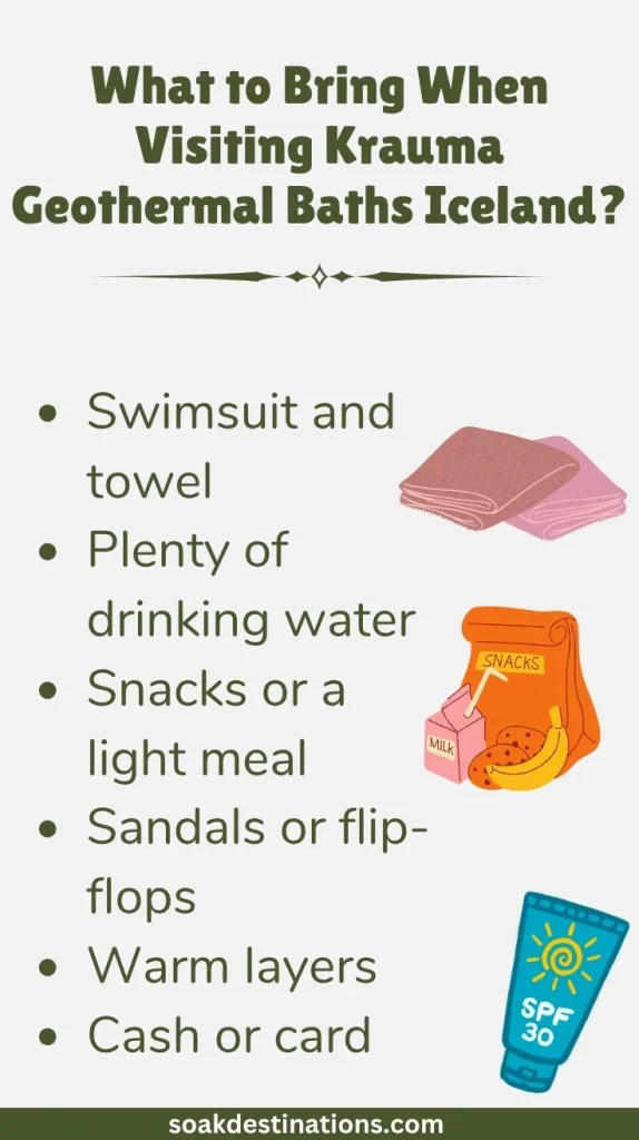 What to Bring When Visiting Krauma Geothermal Baths Iceland?