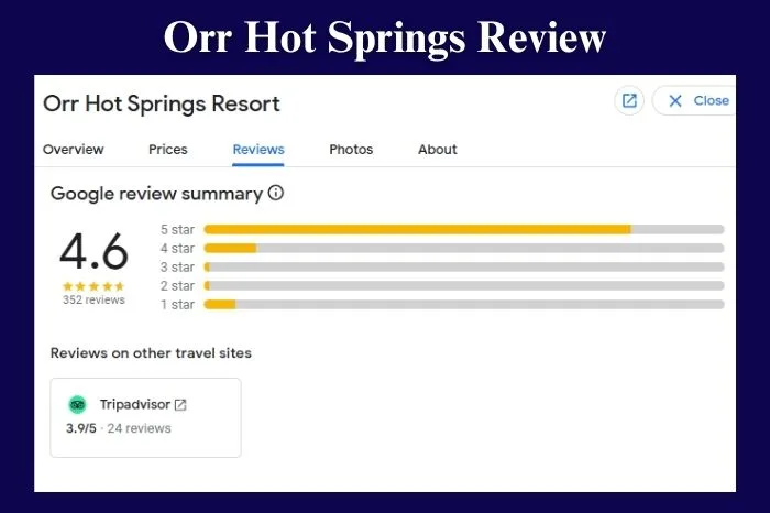Orr Hot Springs Reviews