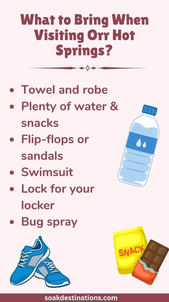 What to Bring When Visiting Orr Hot Springs?