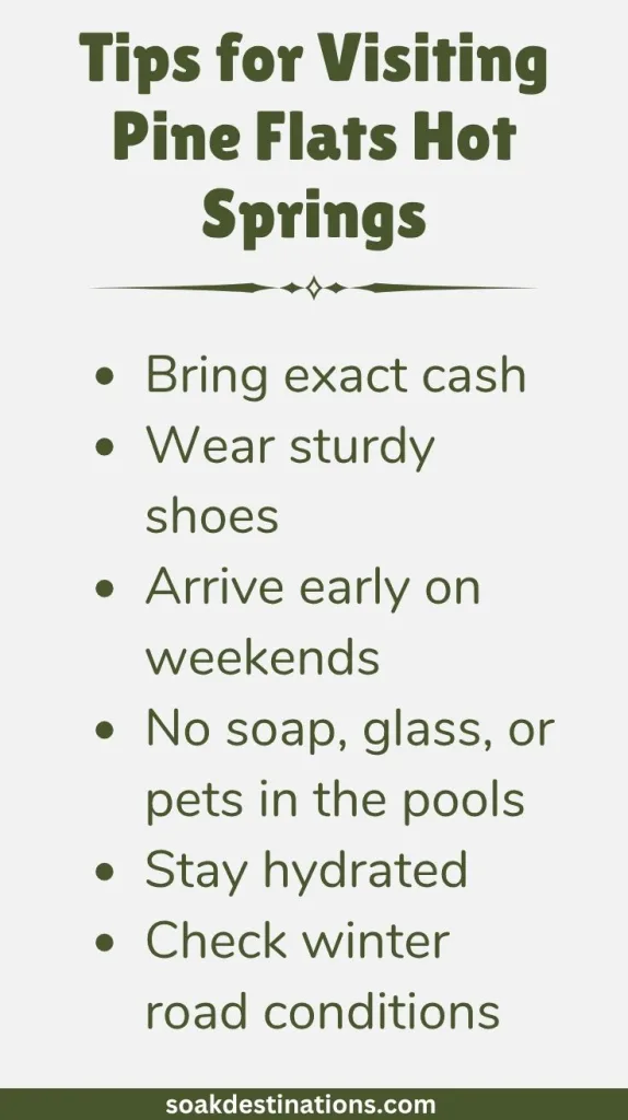 Pine Flats Hot Springs 9 1 - soakdestinations Tips for Visiting Pine Flats Hot Springs