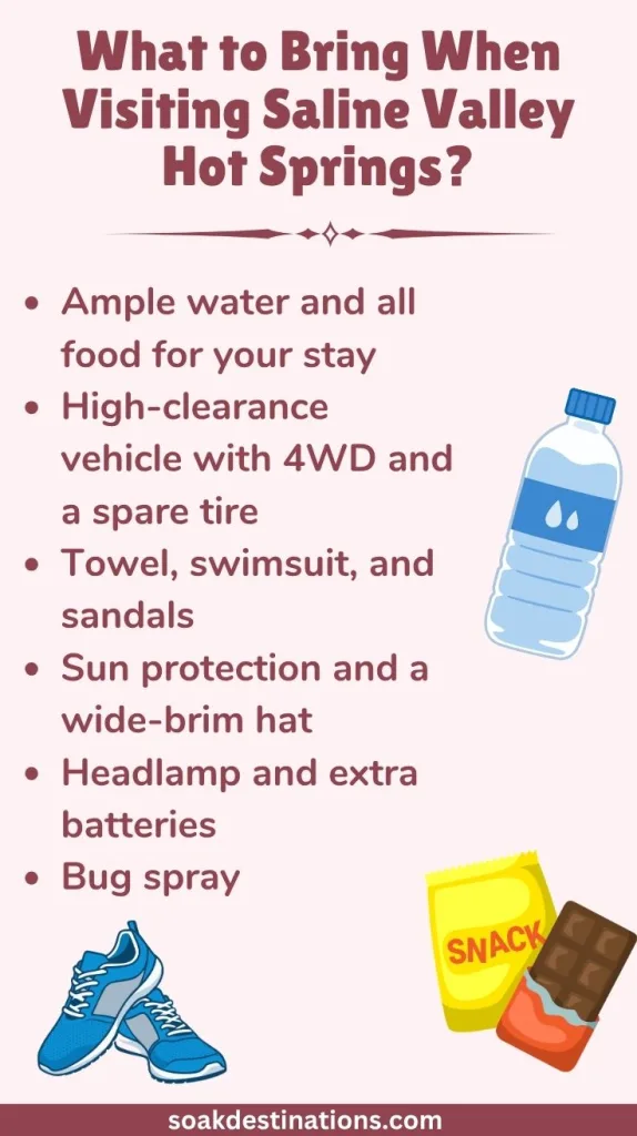What to Bring When Visiting Saline Valley Hot Springs?