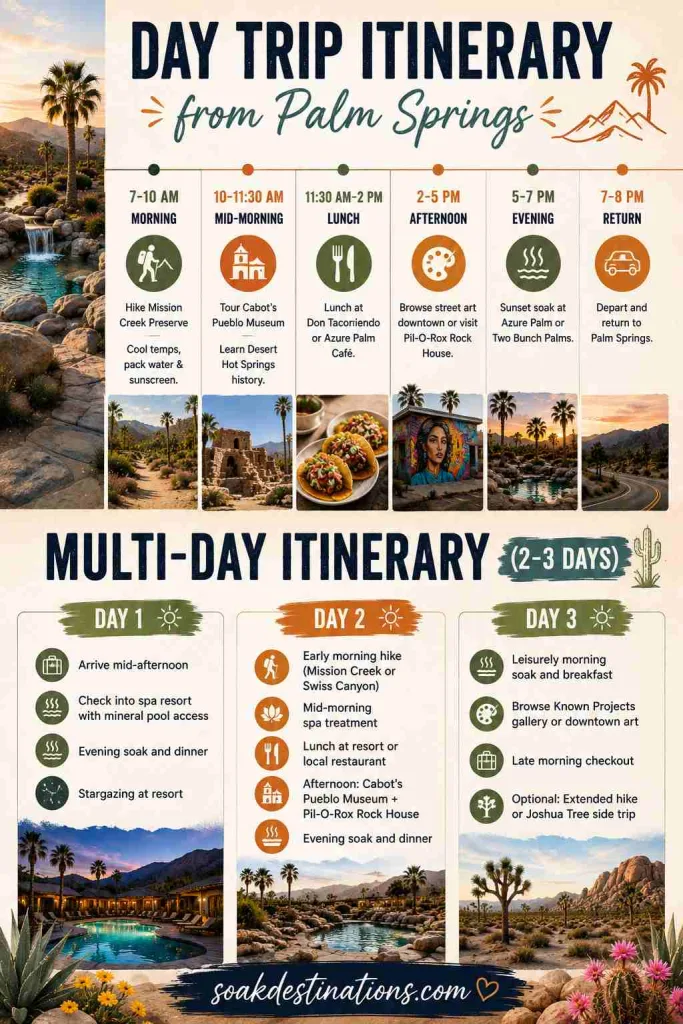 Day Trip Itinerary from Palm Springs