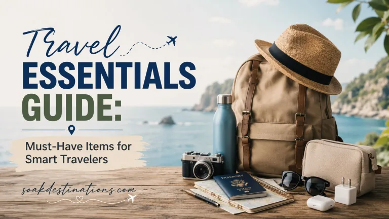 Travel Essentials - soakdestinations Travel Essentials