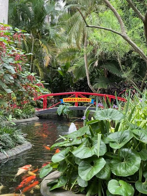 Visit the Sunken Gardens