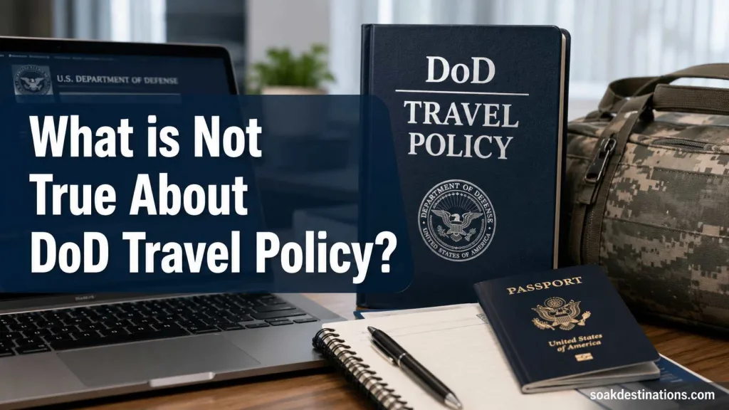 What is Not True About DoD Travel Policy