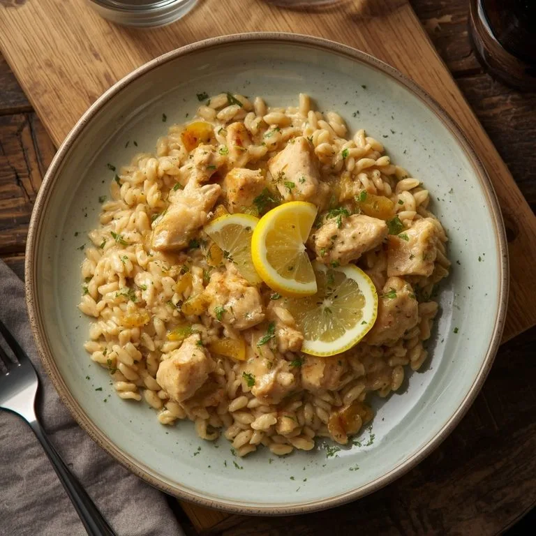 Creamy Lemon Chicken Orzo Recipe 2 - soakdestinations Creamy Lemon Chicken Orzo Recipe