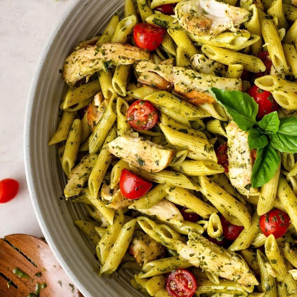 Lemon Basil Chicken Pasta Recipe