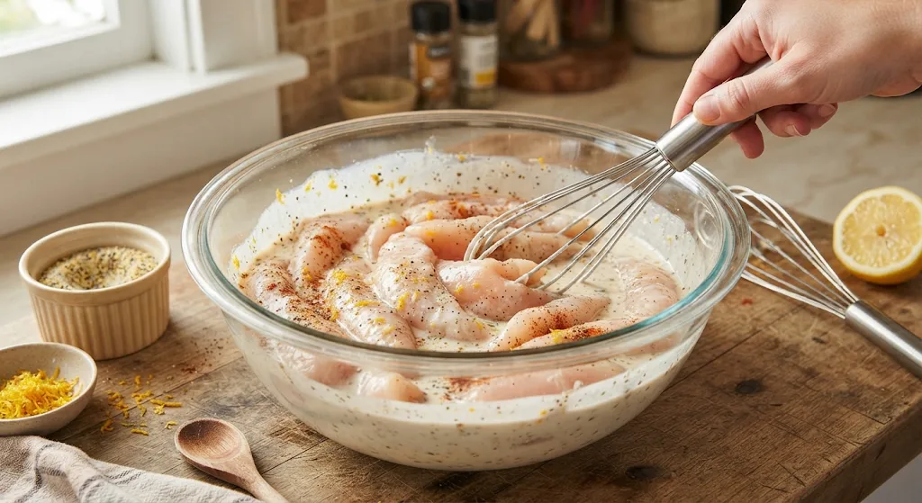 image 8 - soakdestinations image 8 Crispy Lemon Parmesan Chicken Tenders Recipe: A 30-Minute Family Favorite- soakdestinations