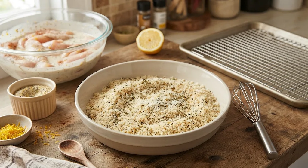 image 9 - soakdestinations image 9 Crispy Lemon Parmesan Chicken Tenders Recipe: A 30-Minute Family Favorite- soakdestinations