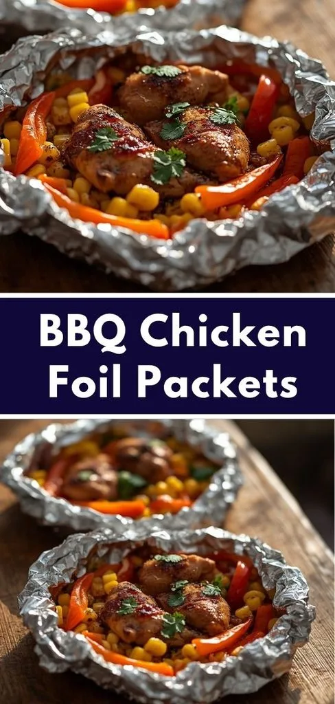 BBQ Chicken Foil Packets Recipe 1 - soakdestinations BBQ Chicken Foil Packets Recipe