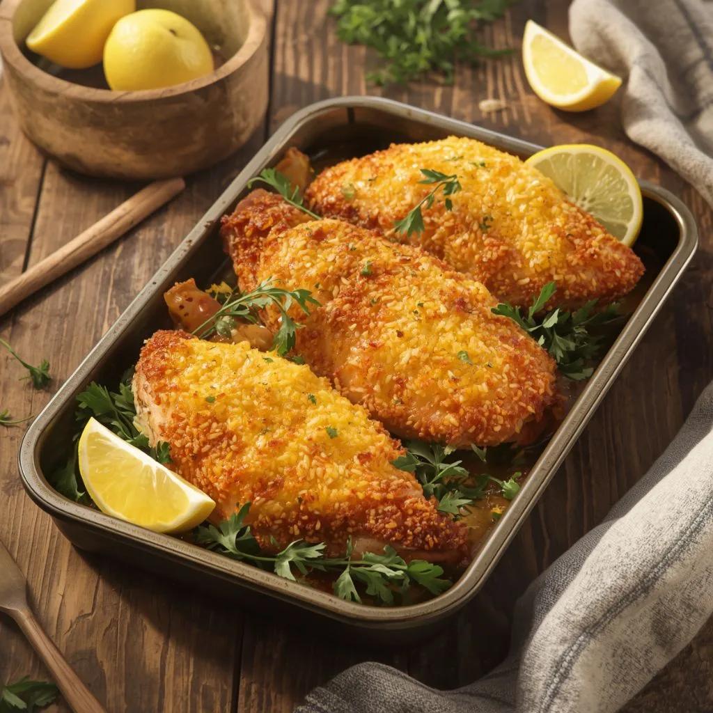Baked Parmesan Crusted Chicken Recipe