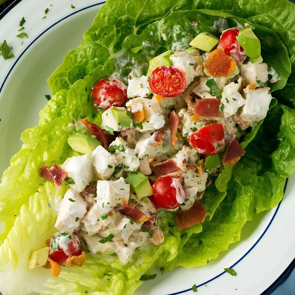 Chicken Salad Lettuce Wraps Recipe