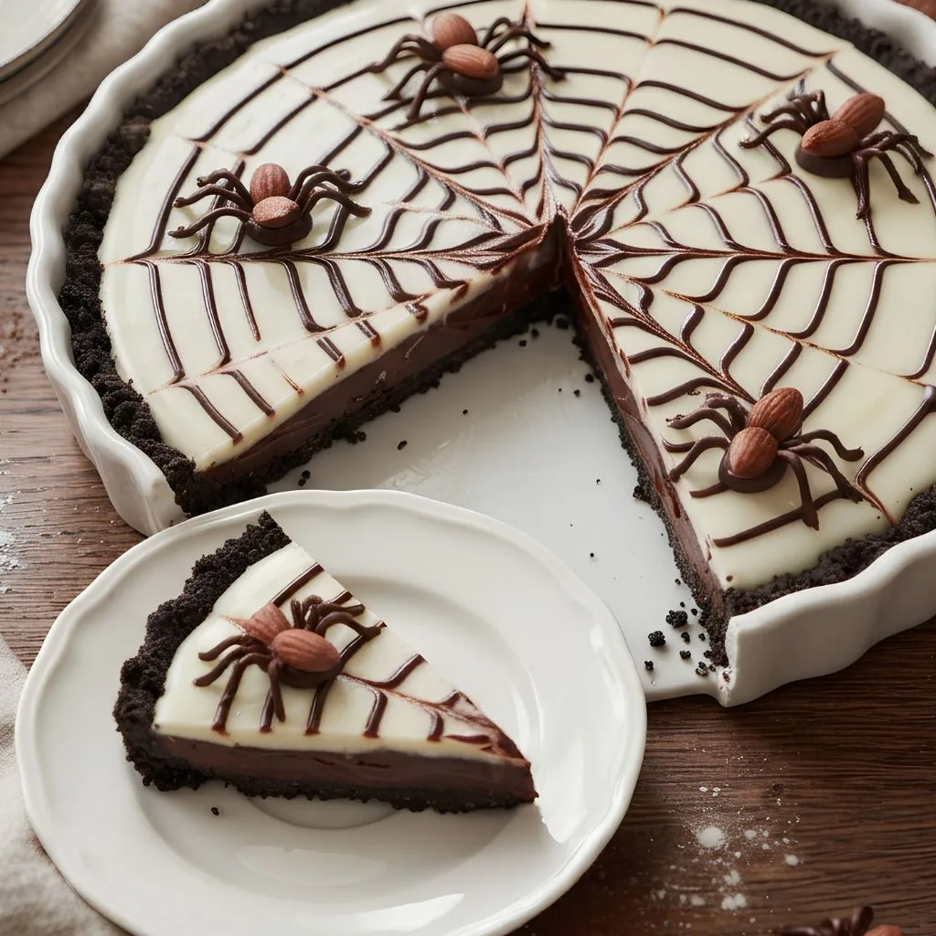 Cobweb Chocolate Tart Recipe