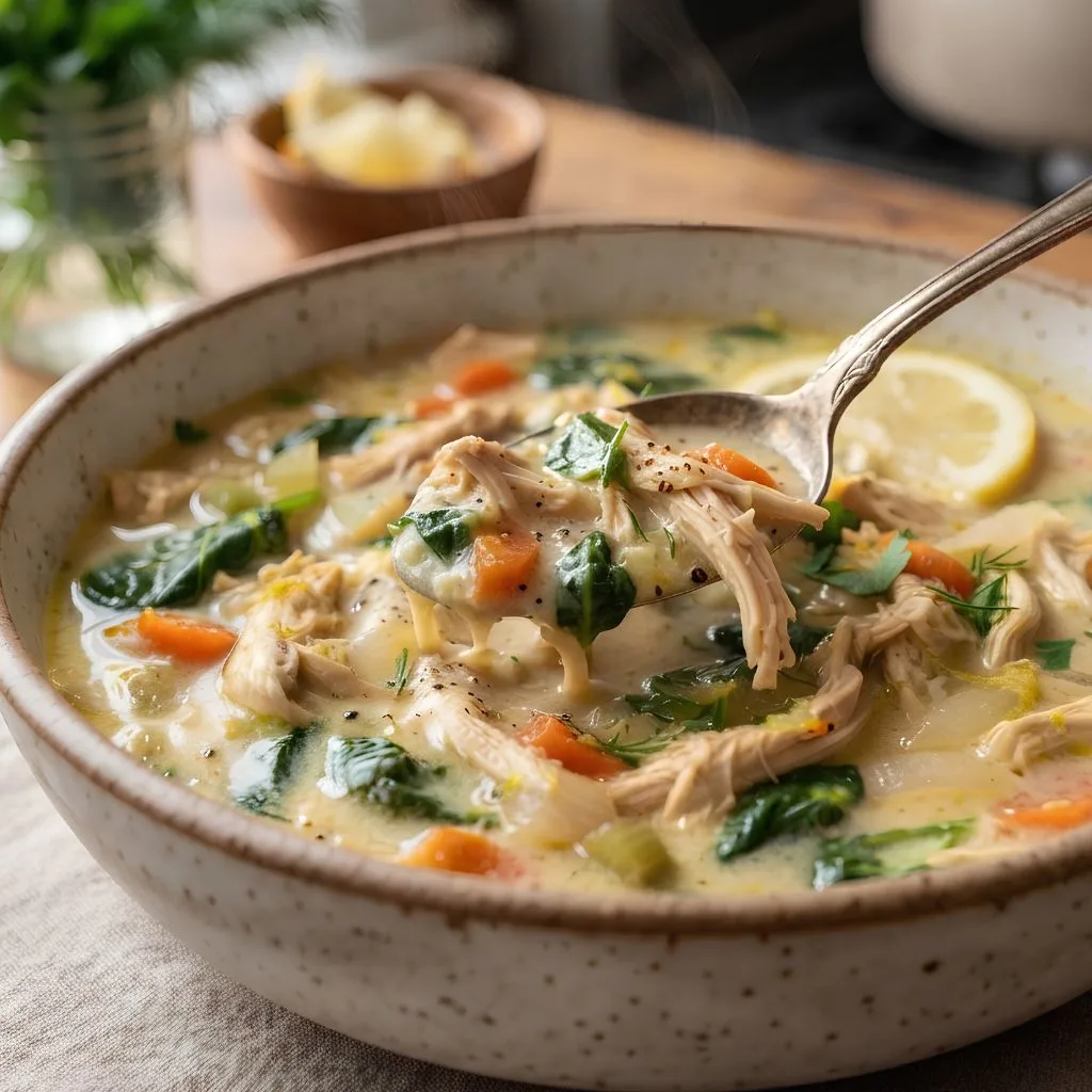 Creamy Lemon Chicken Soup Recipe