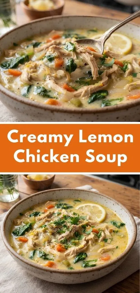 Creamy Lemon Chicken Soup Recipe