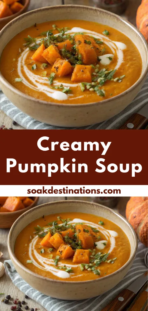 Creamy Pumpkin Soup Recipe