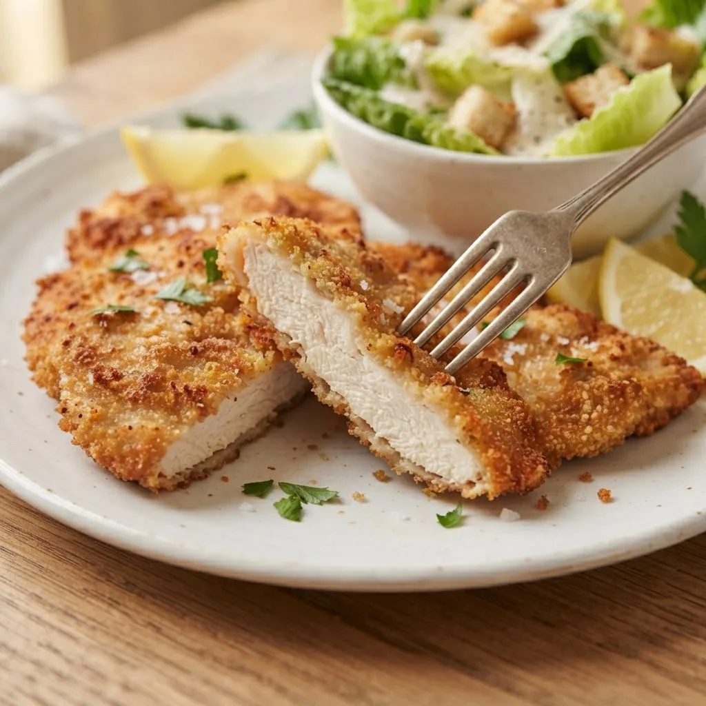 Crispy Lemon Herb Chicken Cutlets Recipe 