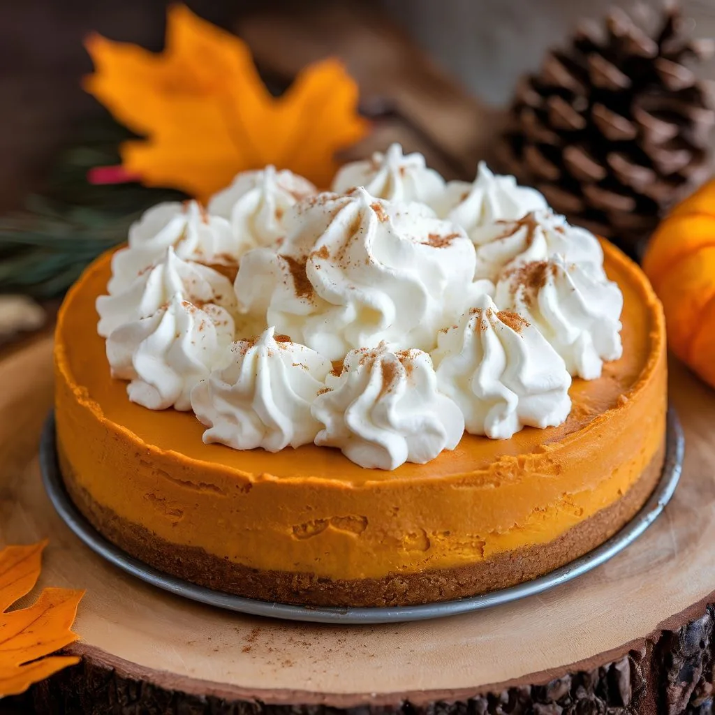 Easy Pumpkin Cheesecake 2 1 - soakdestinations Pumpkin Cheesecake Recipe