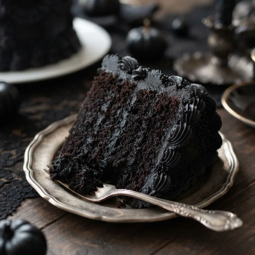 Halloween Black Velvet Cake Recipe - soakdestinations Halloween Black Velvet Cake Recipe