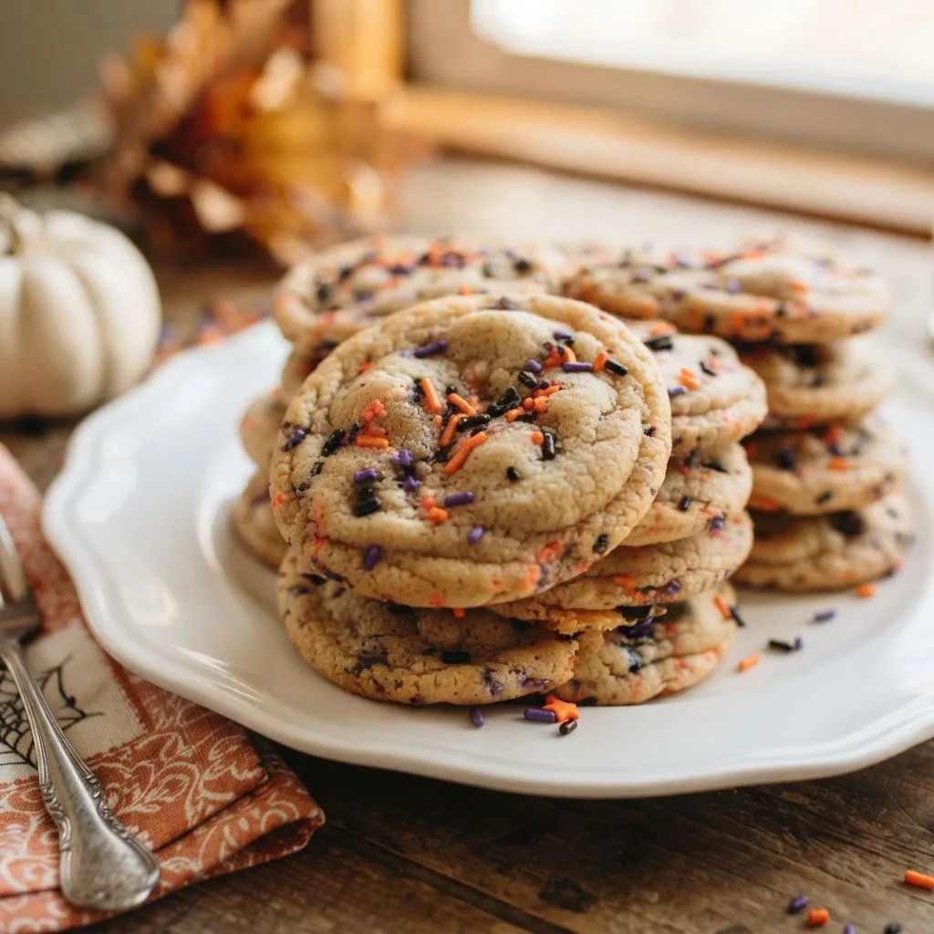 Halloween Funfetti Cookies Recipe