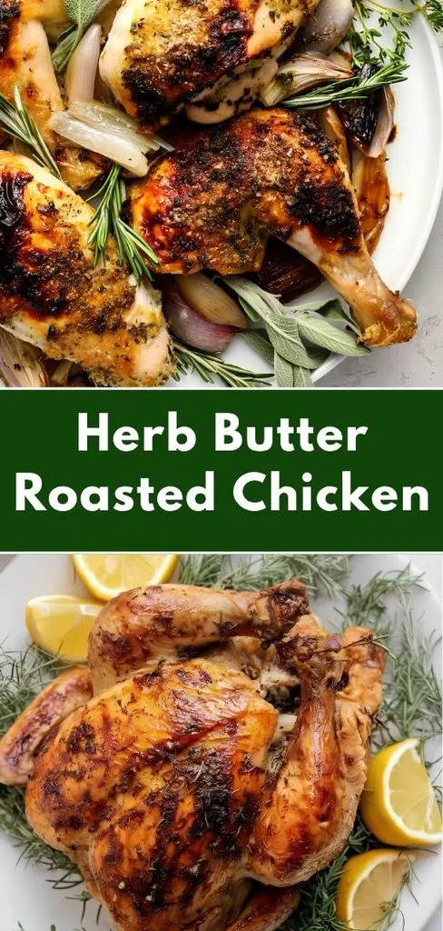Herb Butter Roasted Chicken Recipe