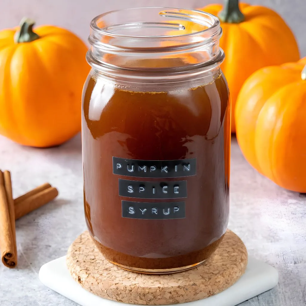 Homemade Pumpkin Spice Syrup Recipe 2 - soakdestinations Homemade Pumpkin Spice Syrup Recipe