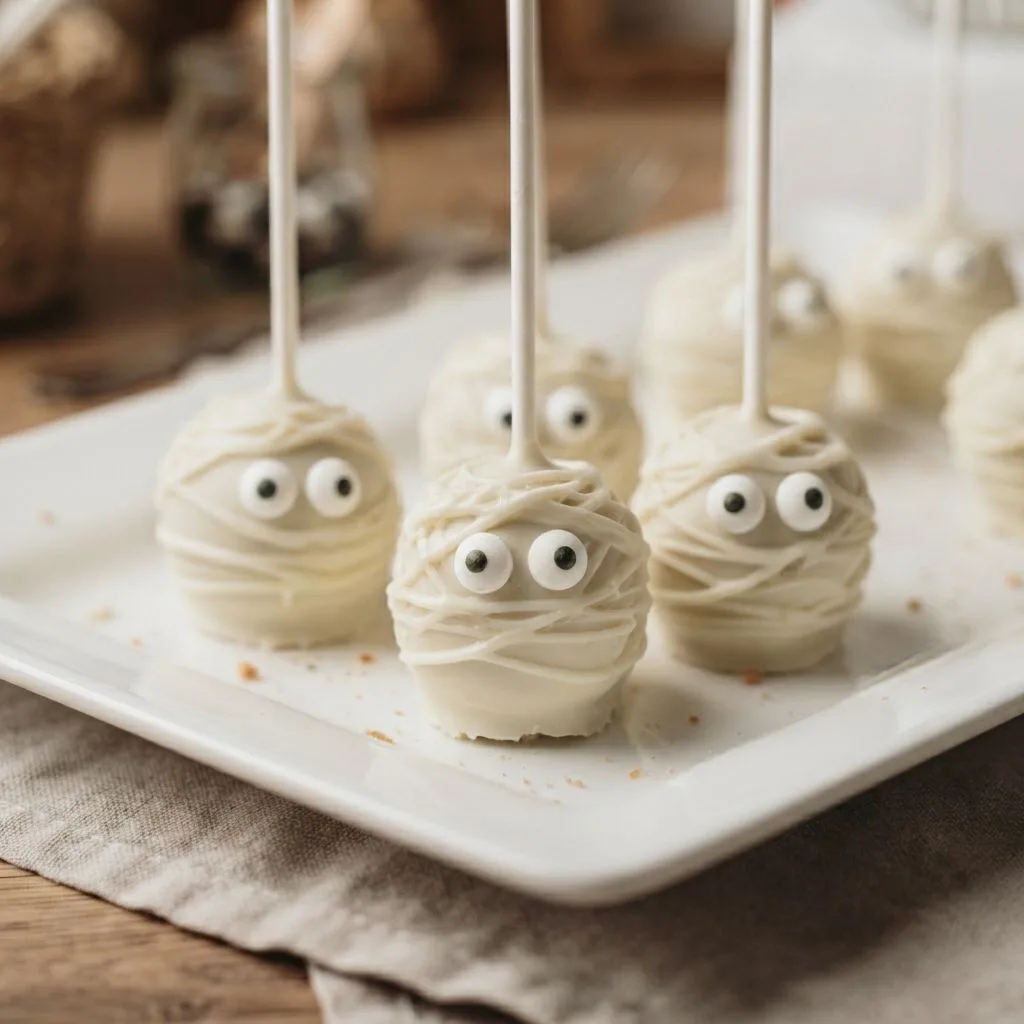 Mummy Cake Pops Recipe