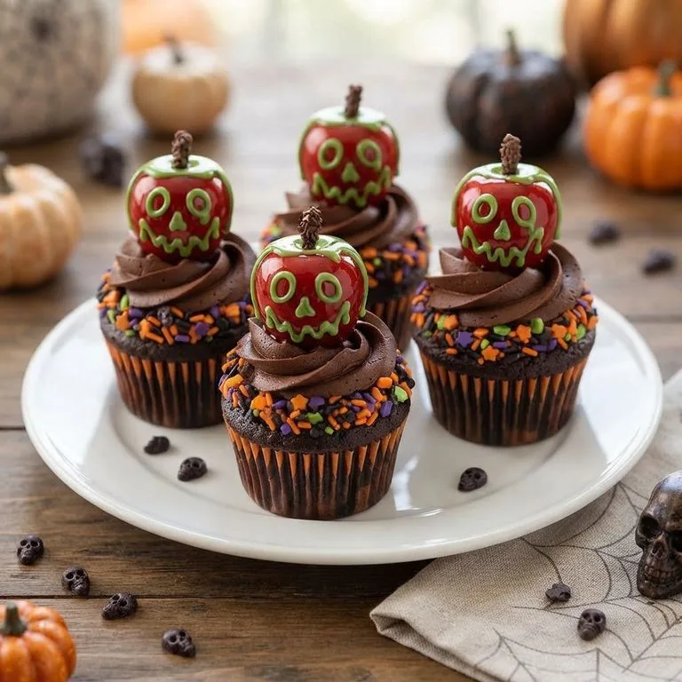 Poison Apple Cupcake Recipe - soakdestinations Poison Apple Cupcake Recipe