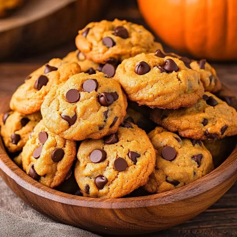 Pumpkin Chocolate Chip Cookies 2 - soakdestinations Pumpkin Chocolate Chip Cookies Recipe