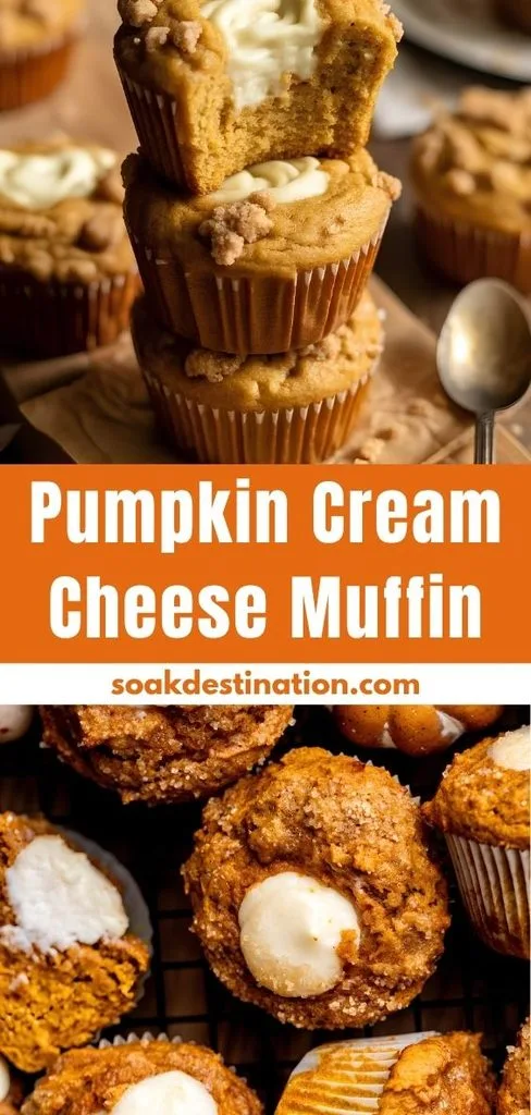 Pumpkin Cream Cheese Muffin Recipe 1 - soakdestinations Pumpkin Cream Cheese Muffins Recipe