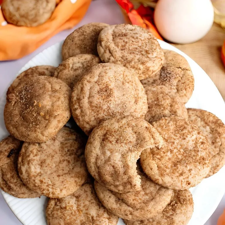 Pumpkin Snickerdoodle Cookie 2 - soakdestinations Pumpkin Snickerdoodle Cookie Recipe