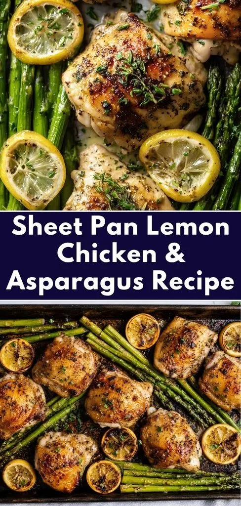 Sheet Pan Lemon Chicken and Asparagus Recipe