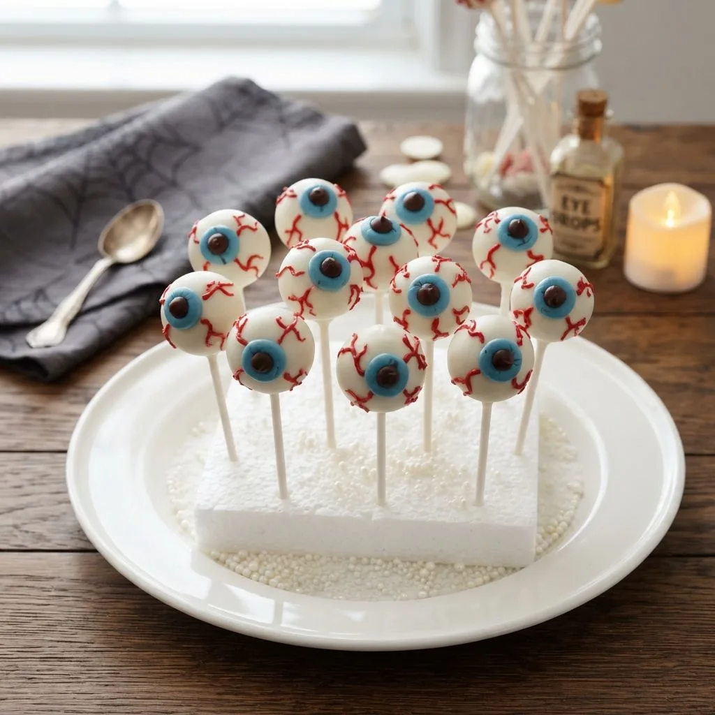 Spooky Eyeball Cake Pops Recipe