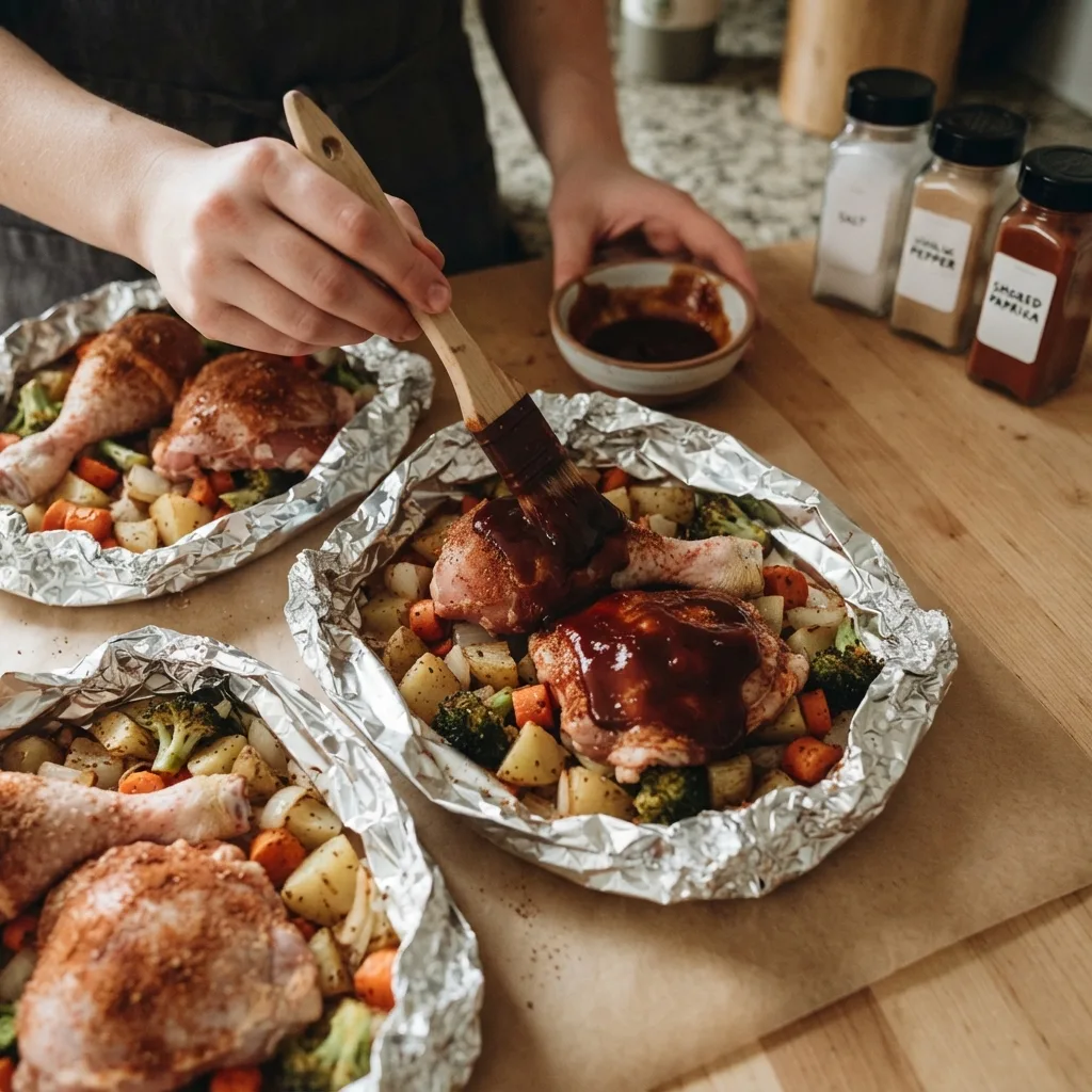 image 9 - soakdestinations image 9 BBQ Chicken Foil Packets Recipe: An Easy 5-Ingredient Dinner- soakdestinations
