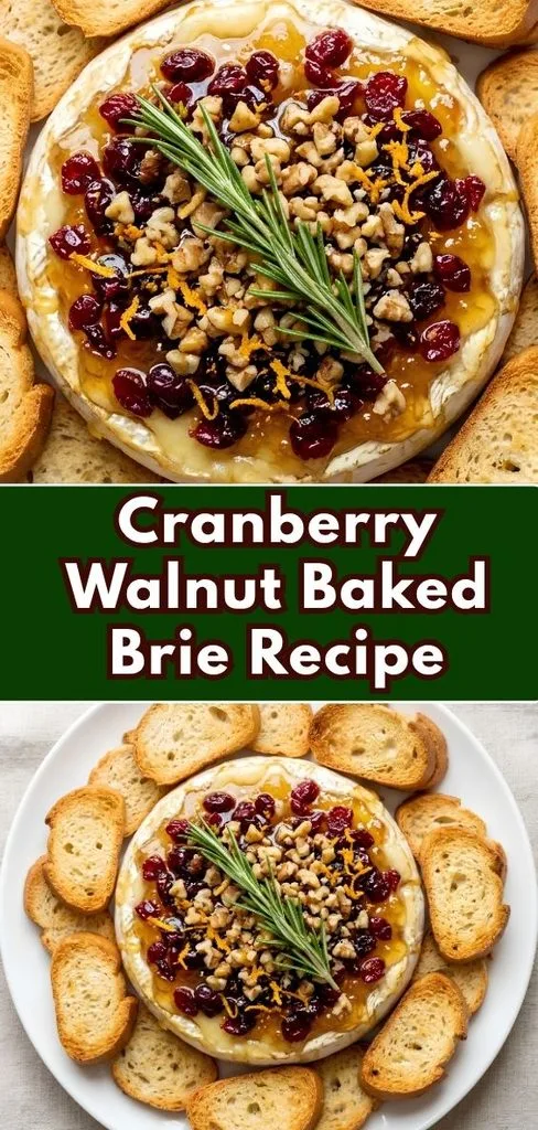Cranberry Walnut Baked Brie Recipe 1 - soakdestinations Cranberry Walnut Baked Brie Recipe